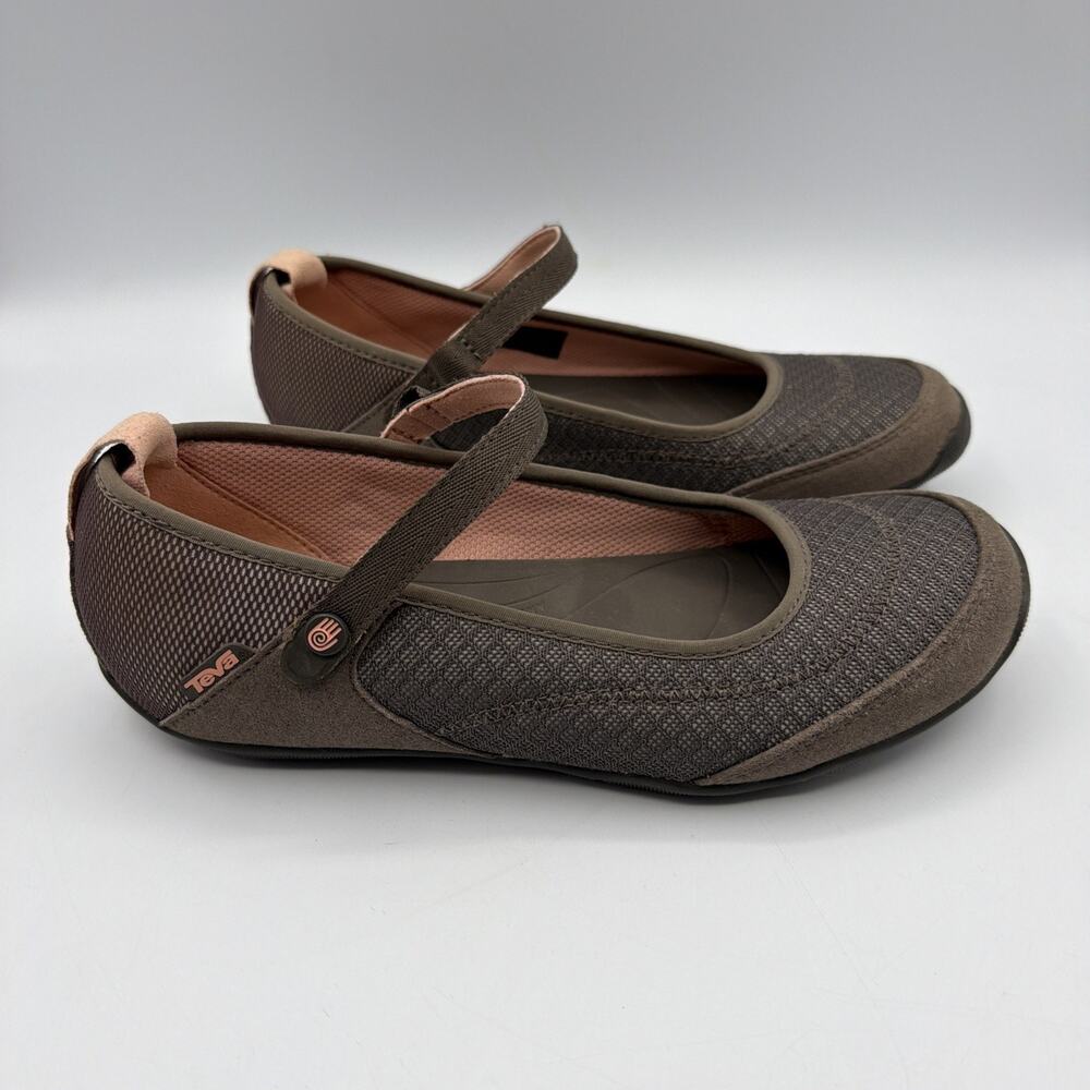 Teva‎ Niyama Mary Jane Ballet Flats Brown Women's 7.5